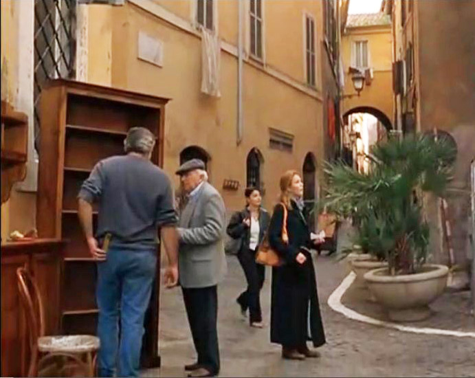 Via Cappellari in a scene of Under the Tuscan Sun